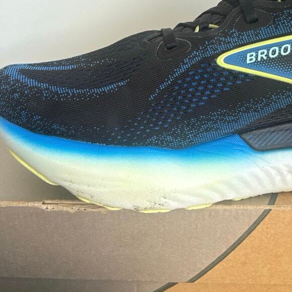 Brooks Glycerin GTS 22 Blue/Yellow Men Running Sneakers - SZ 12 main image 4